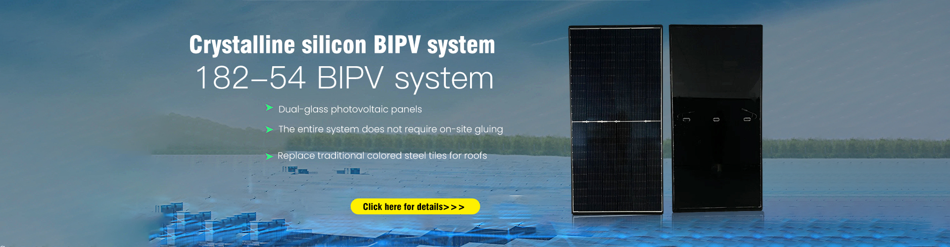 Crystalline Silicon BIPV System